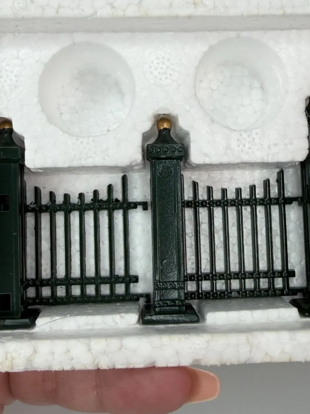 Dept. 56 Village Wrought Iron Gate, Fence, and Fence Extensions plus Gazebo